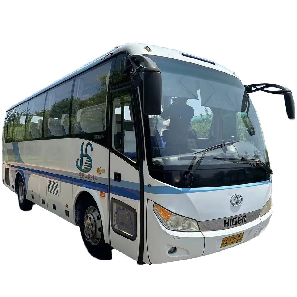 Jinlong Hagrid 39 Used Diesel Manual Minibus and 9-Meter Coach Bus Euro 4 Emission Standard Cheap Buses for Sale in China